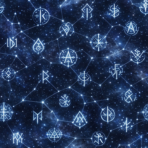 Astral Glyphs: Celestial Script